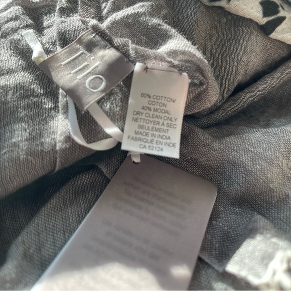 TILO Scarves Cotton/Modal cutie! Delightful neutral pallette with some pop! NEW - Picture 12 of 14